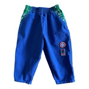 Vintage Baby B’gosh Blue Pants with Soccer Motif